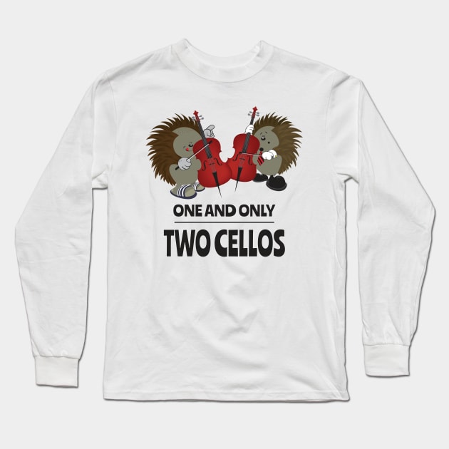 Two cellos Long Sleeve T-Shirt by mangulica